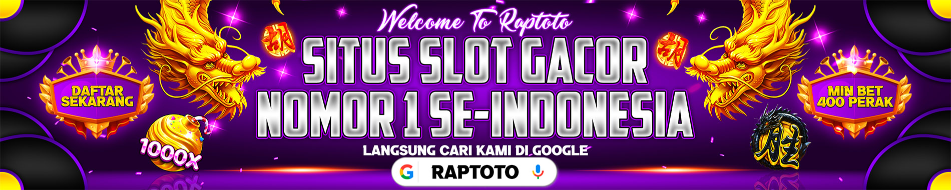 WELCOME TO RAPTOTO